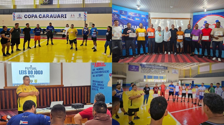 Fotos: Secretaria Municipal de Esporte de Carauari