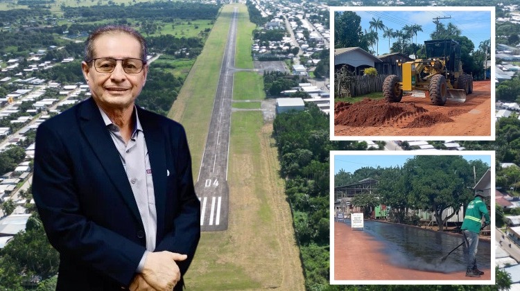 Fotos: Seinfra (obras) e Prefeitura de Carauari